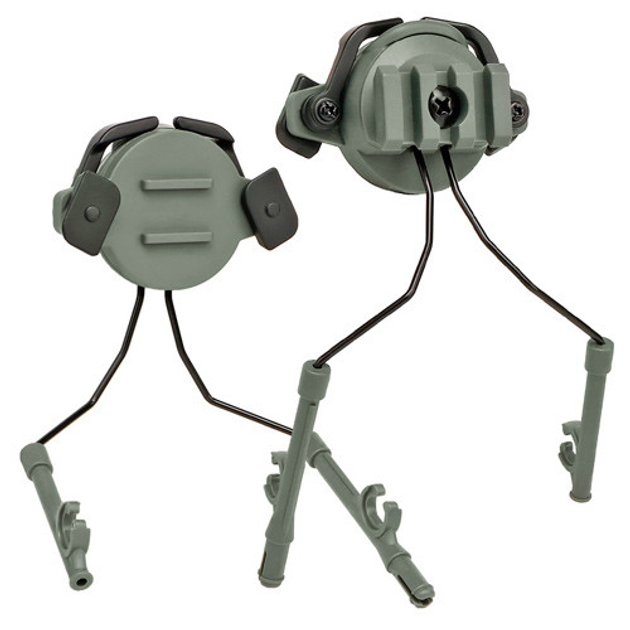 Адаптер кріплення для активних навушників на шолом 19-22мм затискний комплект - зображення 1