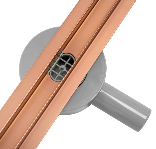 Трап для душу REA NEO SLIM PRO BRUSHED COPPER 80 див. - зображення 2