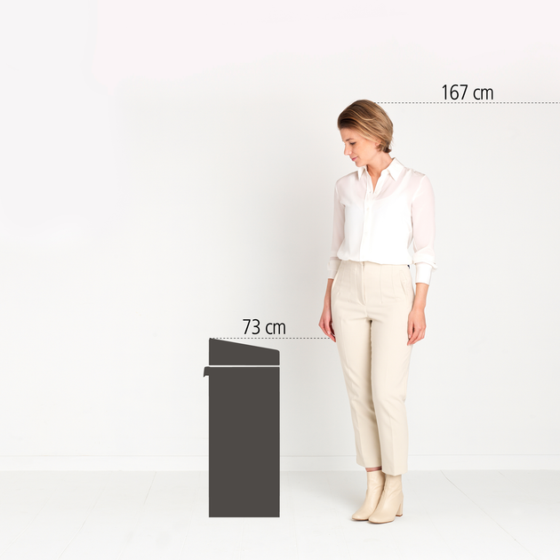 Бак для мусора Brabantia Touch bin 40 л (114946) - изображение 5