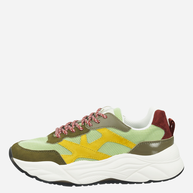 Sneakersy damskie na wysokiej platformie Scotch&Soda 24737845-S771 37 Zielone (4062035227742) - obraz 3