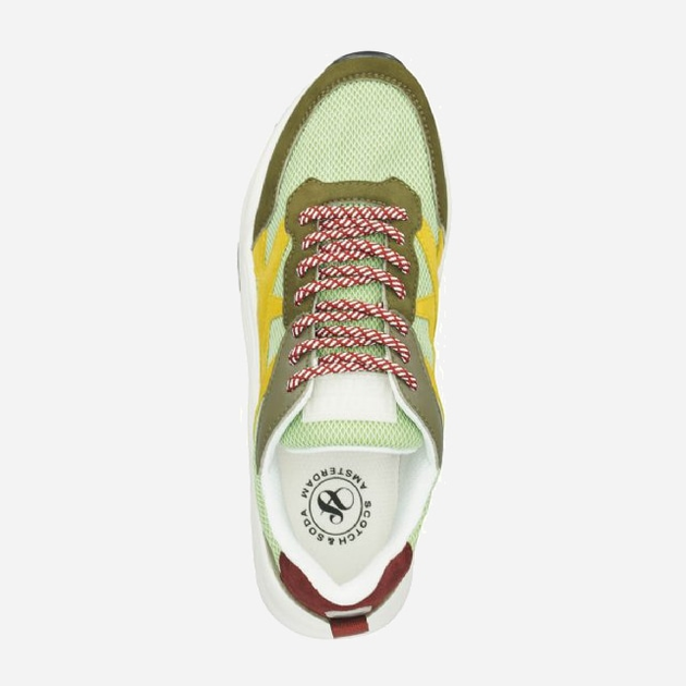 Sneakersy damskie na wysokiej platformie Scotch&Soda 24737845-S771 37 Zielone (4062035227742) - obraz 4