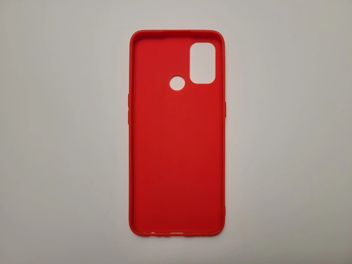 Чехол TPU Matte для Oppo A53 бампер красный - изображение 2