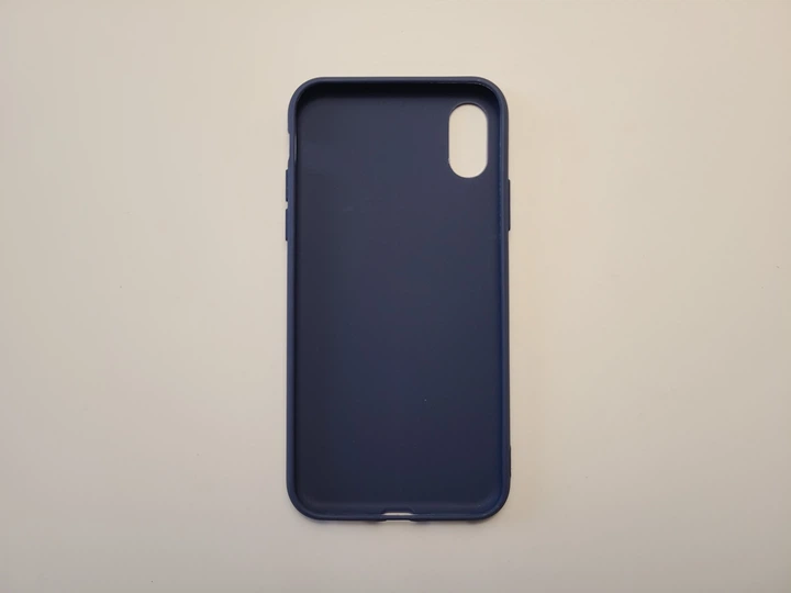 Чохол TPU Matte для iPhone X, Xs бампер синій - Фото 2 Чохол TPU Matte для iPhone X, Xs бампер синій - зображення 2