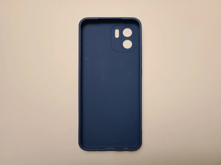 Чехол TPU Matte для Xiaomi Redmi A1, Redmi A2 бампер синий - изображение 2