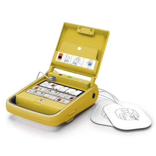 Дефибриллятор автоматический наружный I3 AED AMOUL портативный переносной с ручкой и электродами - изображение 1