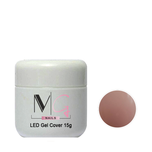 Гель камуфляжний для нарощення нігтів MG Nail UV Gel Cover 15 мл - Фото 1 Гель камуфляжний для нарощення нігтів MG Nail UV Gel Cover 15 мл - зображення 1