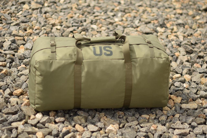 Сумка баул тактична US 120 л військова армійська тактична сумка баул колір олива/хакі для передислокації для ЗСУ - зображення 1