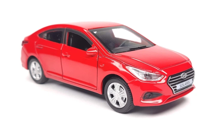 【値下げ】HYUNDAI ミニカー Модель автомобіля Hyundai Solaris 1:32 TechnoPark (T3370