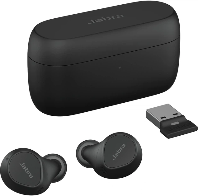 Наушники Jabra Evolve2 Buds USB-A MS (20797-999-999) - Фото 2 Наушники Jabra Evolve2 Buds USB-A MS (20797-999-999) - изображение 2