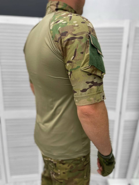 Убакс тактический рубашка XXL летняя (мультикам/олива) - изображение 2