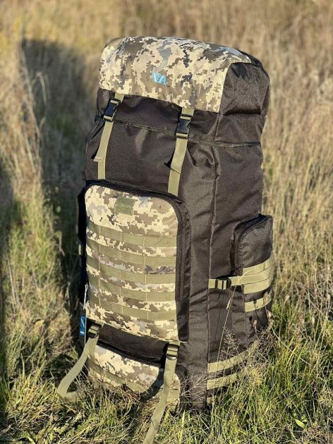 Военный тактический рюкзак объем 100 литров из влагоотталкивающей ткани (JF71180087) - изображение 2