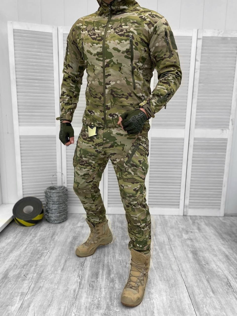 Тактичний військовий костюм Attac ( Куртка + Штани ), Камуфляж: Мультикам, Розмір: XL - зображення 1