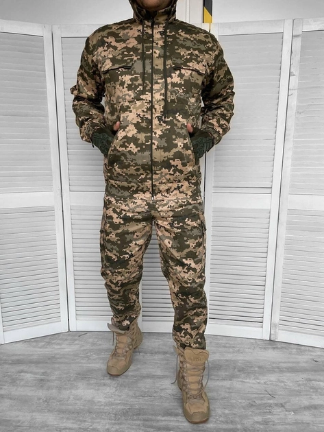Тактична військова форма комплект Attac ( Куртка + Штани ), Камуфляж: Піксель, Розмір: S - зображення 1