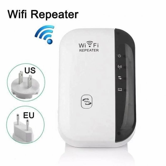 Усилитель WIFI сигнала Ретранслятор WIFI Беспроводной WI-FI репитер сигнала 802.11N/B/G 2dBi - изображение 1