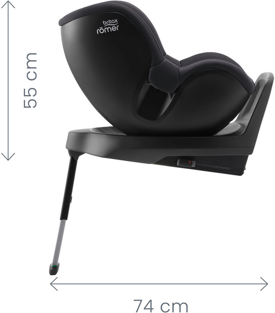 Автокресло Britax-Romer Dualfix M Plus Midnight Grey (2000036889) - изображение 7
