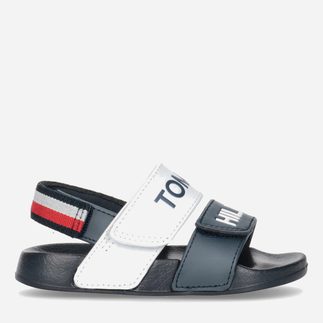 Дитячі сандалії для хлопчика Tommy Hilfiger Logo Velcro Sandal T1B2-32925-1172Y004 25 Сині (8052578176832) - зображення 1