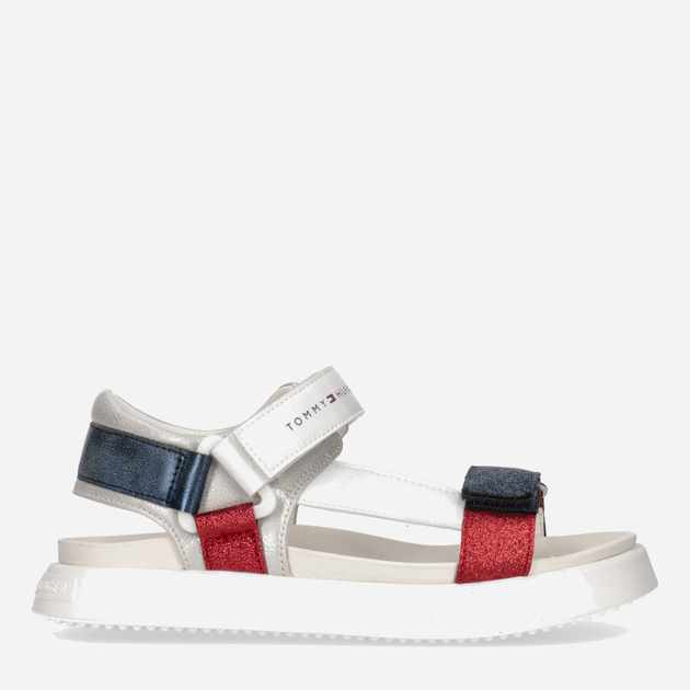 Sandały dziecięce dla dziewczynki Tommy Hilfiger Velcro Sandal T3A2-32767-0567Y004 38 Wielokolorowe (8052578184103) - obraz 1