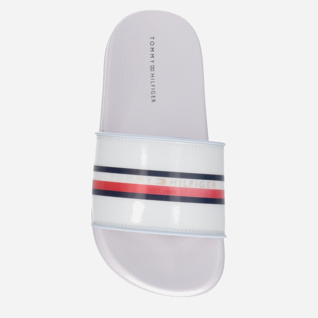 Klapki chłopięce Tommy Hilfiger Reflective Pool Slide T3B0-32931-1172100- 34 Białe (8052578193860) - obraz 2