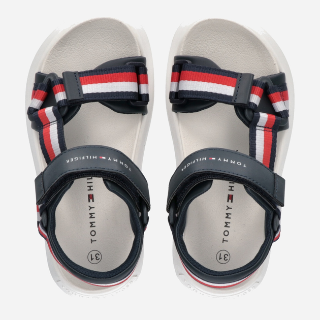 Sandały chłopięce Tommy Hilfiger Stripes Sandal T3B2-32905-1355800- 37 Niebieskie (8052578195291) - obraz 4