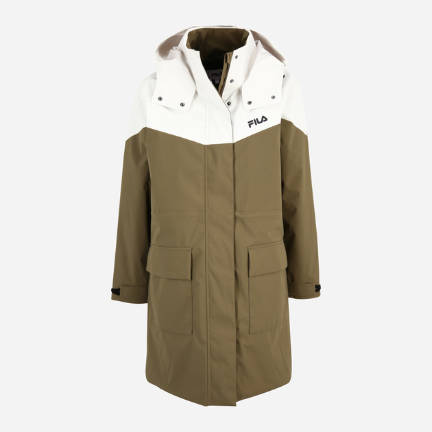 Kurtka parka damska jesienna Fila FAW0289-63016 L Oliwkowa (4064556301543) - obraz 4