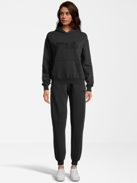 Bluza damska z kapturem kangurka Fila FAW0405-80001 S Czarna (4064556361868) - obraz 3