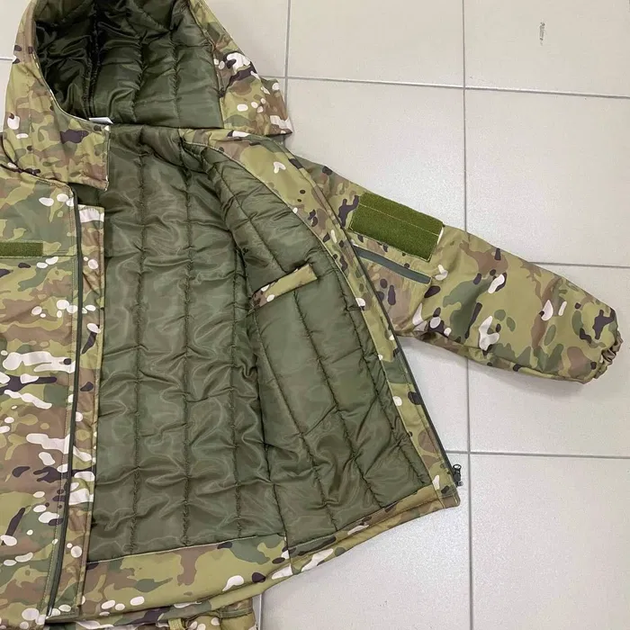 Тактичний костюм мультикам зимовий softshell, костюм мультикам тактичний військовий, зимова форма мультикам M - зображення 3