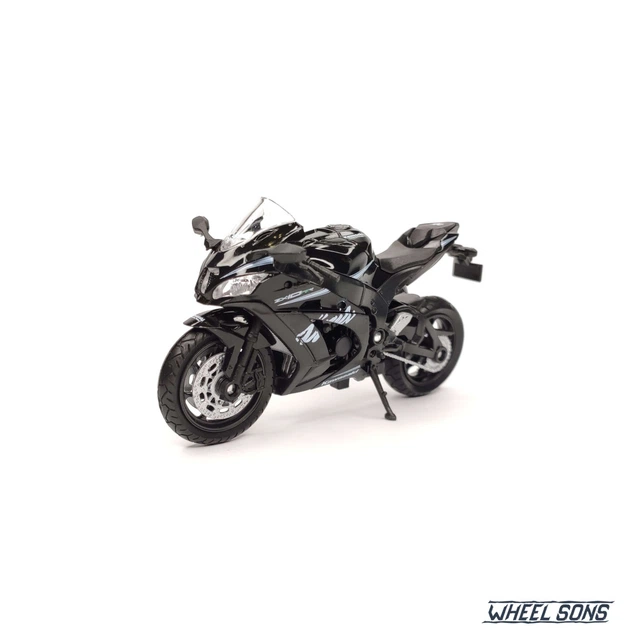 Модель мотоцикла Kawasaki Ninja ZX-10RR 1:18 Welly (W3520) - зображення 3