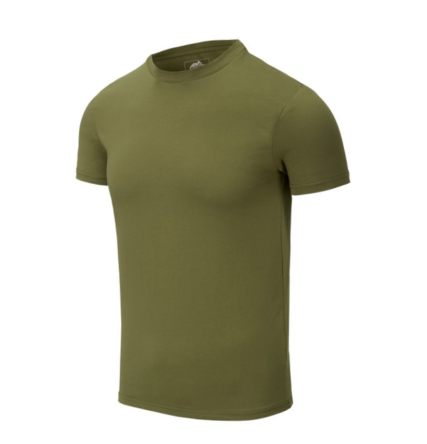 Футболка (Звужений, Приталений) T-Shirt Slim Helikon-Tex US Green XXXL Чоловіча тактична - зображення 1