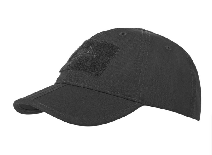 Бейсболка тактична One Size Baseball Folding Cap Helikon-Tex Black - зображення 1