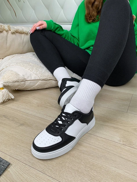 Женские кроссовки Swin 40 26 см Черно-белые (0216-6) от продавца: Pod ...