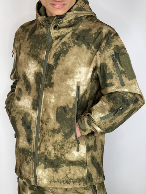 Флисовая Куртка в расцветке камуфляжа ATacsFG Размер L - изображение 2