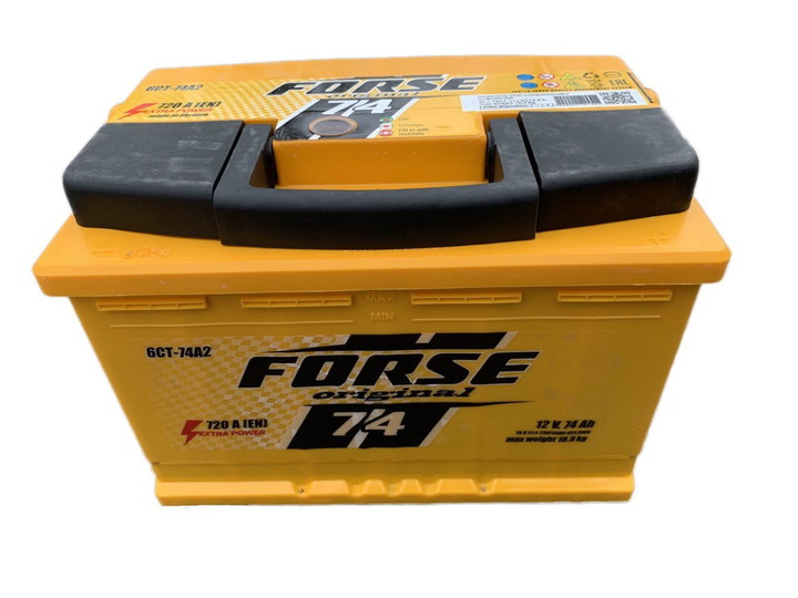 Автомобильный аккумулятор Forse 74 Ah/12V 720А Euro (0) – фото, отзывы ...