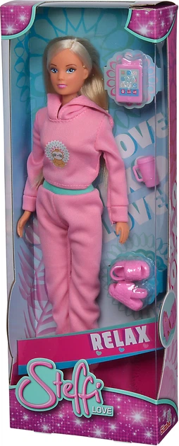 Lalka Simba Steffi Relax Różowy Dres (105733561) - obraz 8
