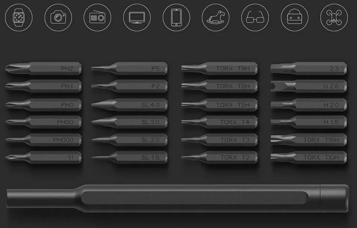 Отвертка Xiaomi MiJia Mi Precision Screwdriver Kit Набор + 24