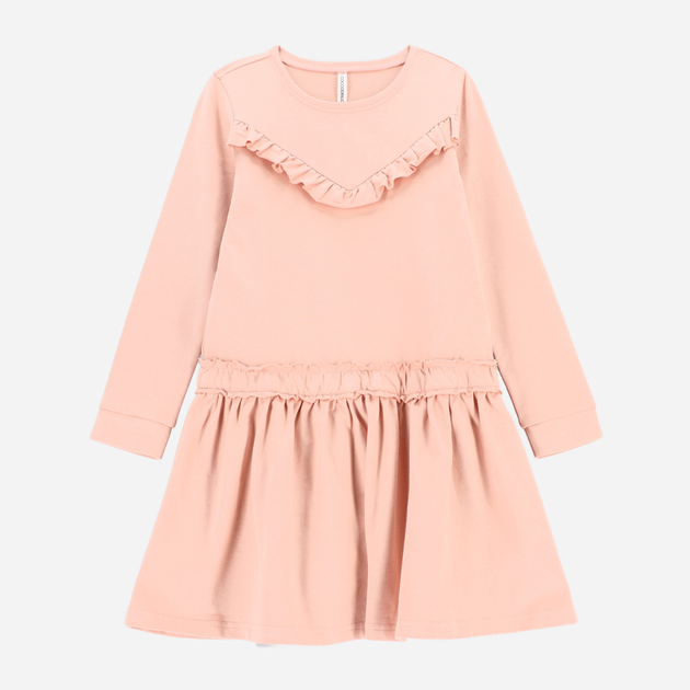 Детское платье для девочки Coccodrillo Romantic Kids ZC2129103ROK 92 см Пудровый/Розовый (5904706021923) - изображение 5