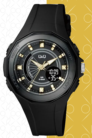 Наручные часы Q&Q GW91J003Y Черные с подсветкой - изображение 2