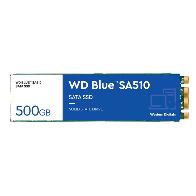 Жесткий диск SSD Western Digital WDS500G3B0B Blue SA510/500Gb/M2 SATA - изображение 3