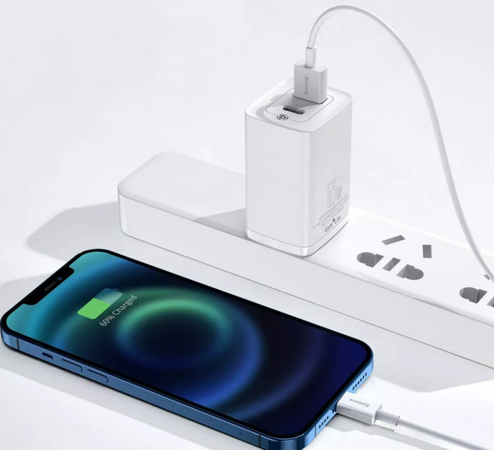 Кабель для зарядки Baseus CALYS-B02 Superior Series Fast Charging Lightning 2.4A, 1.5 м white - Фото 7 Кабель для зарядки Baseus CALYS-B02 Superior Series Fast Charging Lightning 2.4A, 1.5 м white - изображение 7