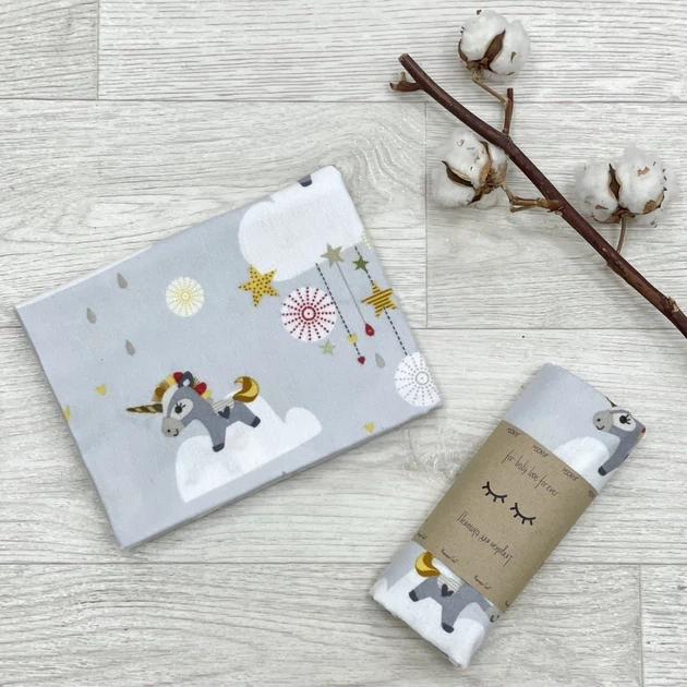 Дитячий подарунковий набір для новонародженої дівчинки 0-6 міс Gift HUB Бебі бокс Подарунок на виписку з пологового будинку для малюка 56-62 см Б144 - зображення 4