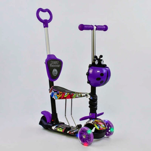 Самокат-беговел триколісний Best Scooter 13400 (колеса: передні Ø4.7"/заднє Ø3,54"/PU, рама: алюміній, сидіння, батьківська ручка, до 25/50 кг) - Фото 1 Самокат-беговел триколісний Best Scooter 13400 (колеса: передні Ø4.7"/заднє Ø3,54"/PU, рама: алюміній, сидіння, батьківська ручка, до 25/50 кг) - изображение 1