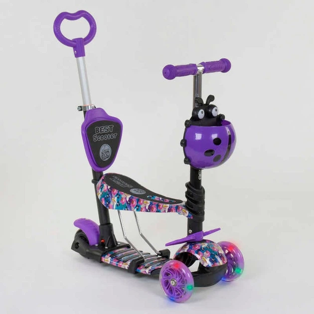 Самокат-беговел триколісний Best Scooter 19870 (колеса: передні Ø4.7"/заднє Ø3,54"/PU, рама: алюміній, сидіння, батьківська ручка, до 25/50 кг) - Фото 1 Самокат-беговел триколісний Best Scooter 19870 (колеса: передні Ø4.7"/заднє Ø3,54"/PU, рама: алюміній, сидіння, батьківська ручка, до 25/50 кг) - изображение 1