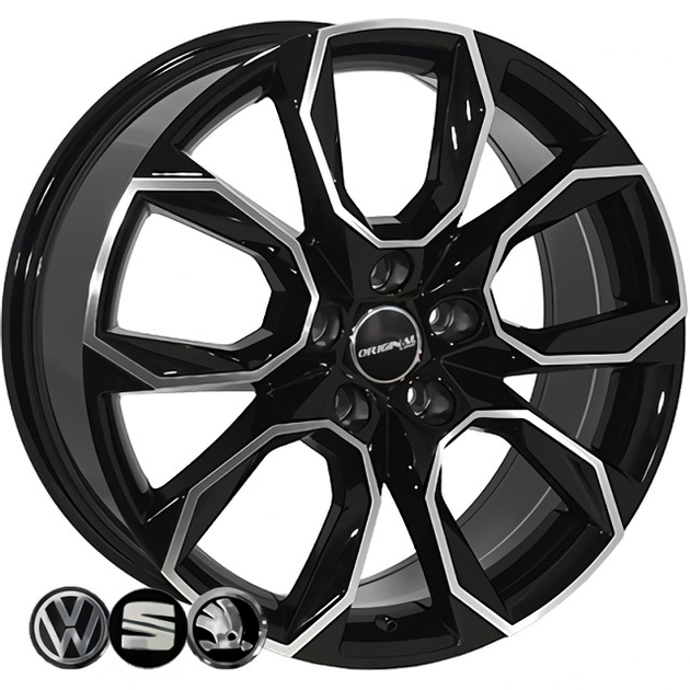 Литые диски ZW Volkswagen (BK5278) R18 W8 PCD5x112 ET45 DIA57.1 (BP ...
