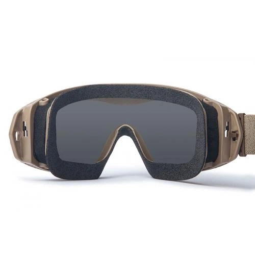 Маска защитная тактическая ESS INFLUX AVS GOGGLE Coyote с двумя съемными линзами в комплекте - Фото 8 Маска защитная тактическая ESS INFLUX AVS GOGGLE Coyote с двумя съемными линзами в комплекте - изображение 8
