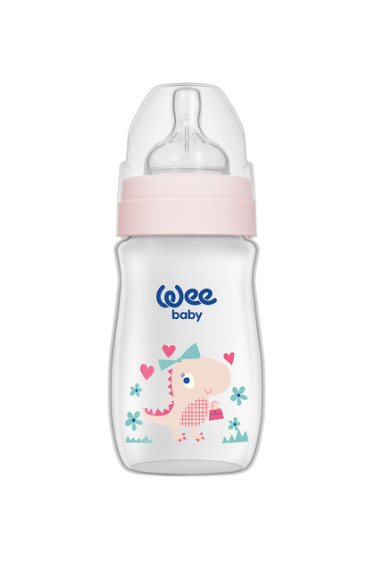 Набір для годування новонароджених Wee Baby "Динозаврики" рожевий - зображення 6