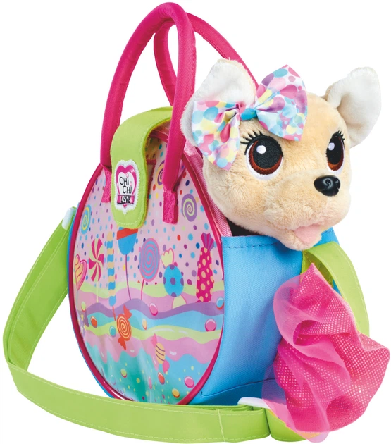 Piesek Simba Chi Chi Love Chihuahua Fashion z torebką i brelokiem 20 cm (105890001) - obraz 2