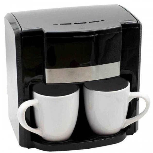 Кофеварка капельная Rainberg RB-613 (0,3 л, 500 Вт) + две керамическе чашки - изображение 2