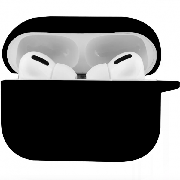 Защитный чехол для AirPods Pro 2 с карабином Silicone Case Protective Cover. Black - Фото 2 Защитный чехол для AirPods Pro 2 с карабином Silicone Case Protective Cover. Black - изображение 2