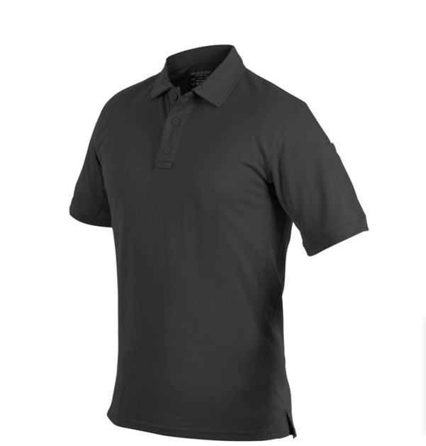 Жіноча футболка UTL Polo Shirt - TopCool Lite Helikon-Tex Black XXL Чоловіча тактична - зображення 1