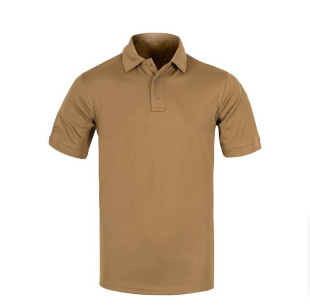 Жіноча футболка UTL Polo Shirt - TopCool Lite Helikon-Tex Coyote L Чоловіча тактична - зображення 2