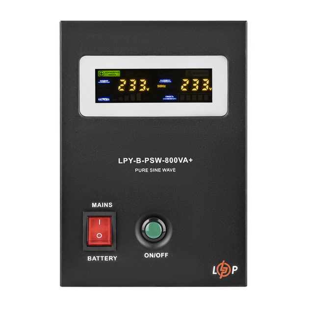 Комплект резервного питания LP (LogicPower) ИБП + DZM батарея (UPS B800 + АКБ DZM 650W) - изображение 2